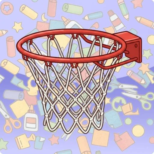 Knutselen: Basketbalspel